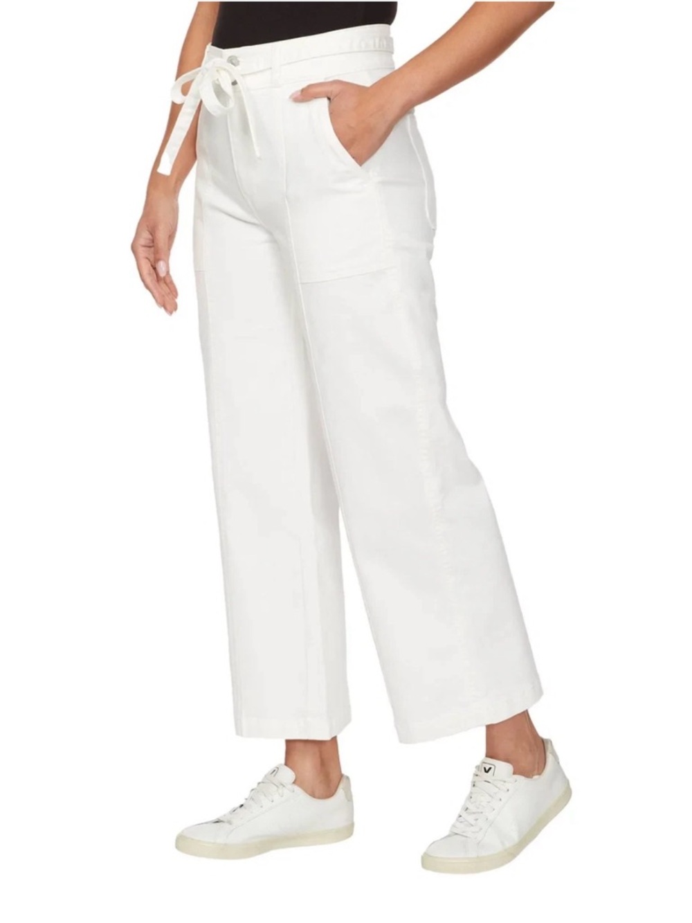 Hudson Women’s Wide Leg Belted Jean drawstring size 12